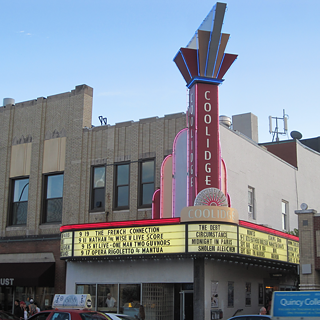 photo of the outside of the Coolidge Corner Theatre
