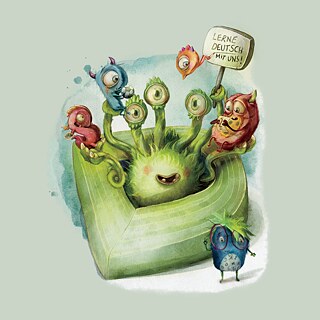 Boto-Bande, ομάδα με τερατάκια που βοηθάνε τα παιδιά στην εκμάθηση των Γερμανικών