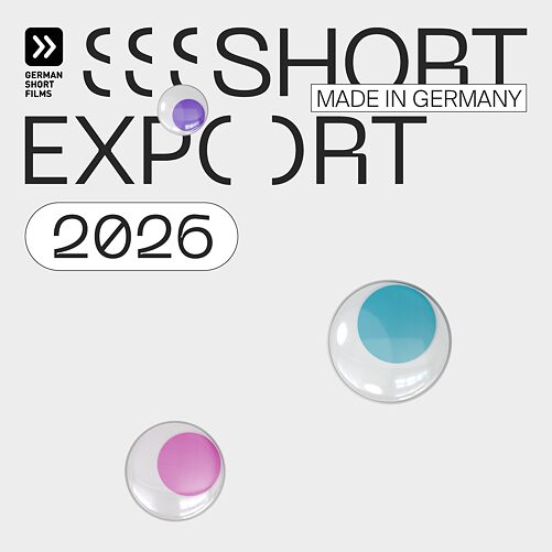 Short Export in schwarzen Buchstaben auf grauem Hintergrund