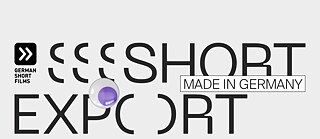 Short Export in schwarzen Buchstaben auf grauem Hintergrund