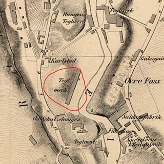 Kartenausschnitt mit Markierung des Geländes