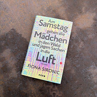 Bild von dem Buch Am Samtag gehen die Mädchen in den Wald und jagen Sachen in die Luft &copy; © Nanke Nicolaisen/Goethe-Institut Dänemark Bild von dem Buch Am Samtag gehen die Mädchen in den Wald und jagen Sachen in die Luft