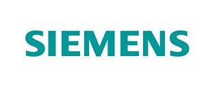 Das Wort "Siemens", türkis auf einem weißen Hintergrund