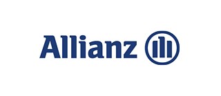 Das Wort "Allianz", dunkel blau auf einem weißen Hintergrund