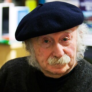 L'auteur Edgar Hilsenrath avec un beret