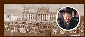 Kundgebung zum internationalen Long Covid Arwareness Day im März 2024 vor dem Deutschen Bundestag in Berlin