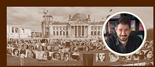 Kundgebung zum internationalen Long Covid Arwareness Day im März 2024 vor dem Deutschen Bundestag in Berlin