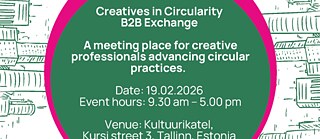 CCI Contact Desk @Creatives in Circularity Exchange Event