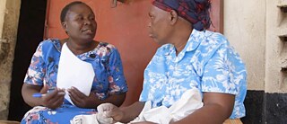 A still from the film "Widow Champion"