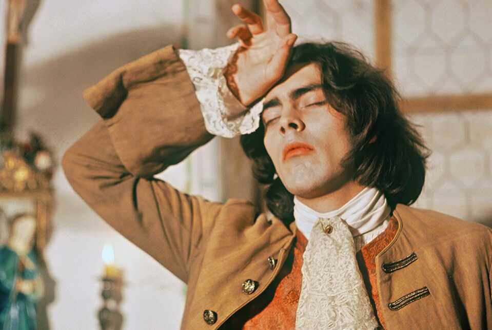 Filmszene aus „Herz aus Glas“ (1976). Verwendet für die Heimatfilm‑Galerie.