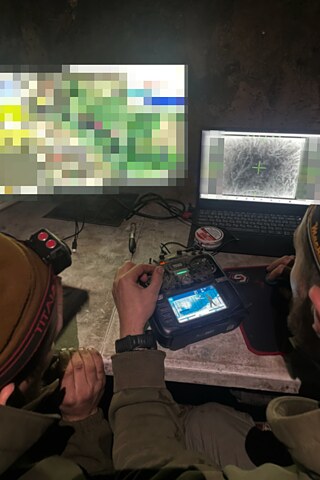 Stanovisko operátorov v blindaži.