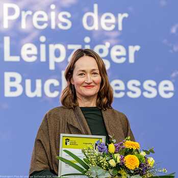 Vinderen i kategorien skønlitteratur: Katerina Poladjan, Leipziger Buchmesse 2026