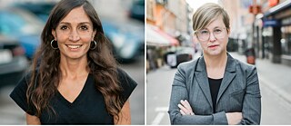 Gilda Sahebi und Lisa Pelling 