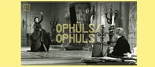 Schwarz-weißes Filmstill von "Lola Montez"