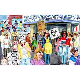 Admiring Polvo de la Gallina negra, mistresses of feminist art