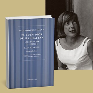 Coberta del llibre i foto d'Ingeborg Bachmann