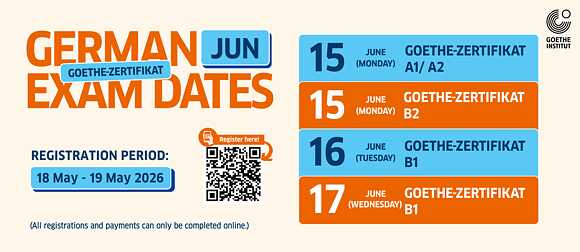 Exam Dates in June