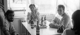 Gastarbeiter beim Bier