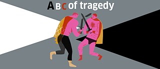 Una ilustración de dos personas peleando