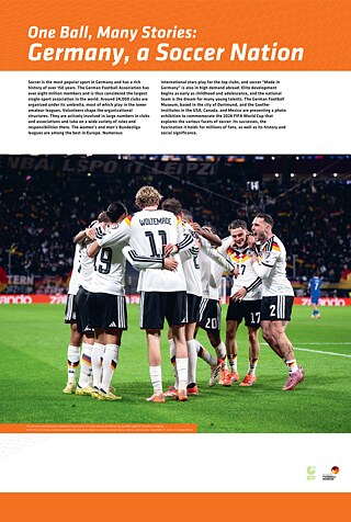 The exhibition offers visitors a wide range of perspectives on German soccer culture—from historic successes and influential figures to current trends in men’s and women’s soccer.