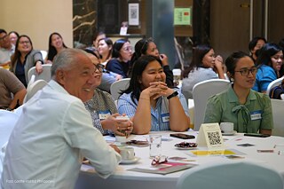 Teilnehmende nehmen am Eröffnungsworkshop der Philippinisch-Deutschen Deutschlehrerkonferenz (DLT) 2026 teil.