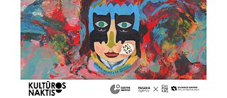 Poster der Veranstaltung PA!SA!KA im Rahmen der Kulturnacht Vilnius