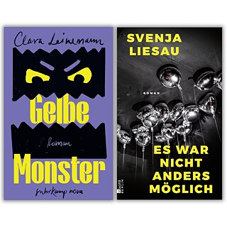Leinemann: Gelbe Monster / Liesau: Es war nicht anders möglich (book covers)
