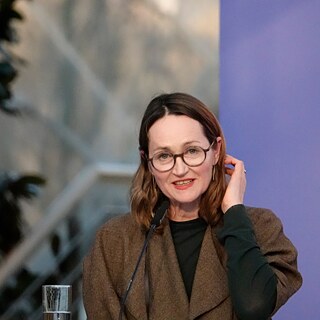 Katerina Poladjan bei der Verleihung des Preises der Leipziger Buchmesse