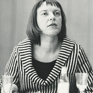 Ingeborg Bachmann, schwarz-weiß Foto. 