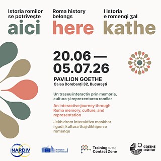 Istoria romilor se potrivește aici / Roma history belongs here / I istoria e romenqi ʒal kathe