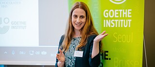 Nicole Greß, Leiterin der Spracharbeit Goethe-Institut Irland