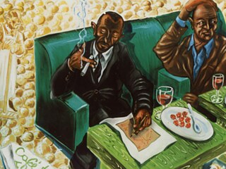 Obra pictórica del artista Jörg Immendorff.