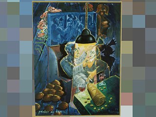 Obra del pintor Jörg Immendorff.