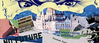 Illustración collage: Anarquía en Vienna