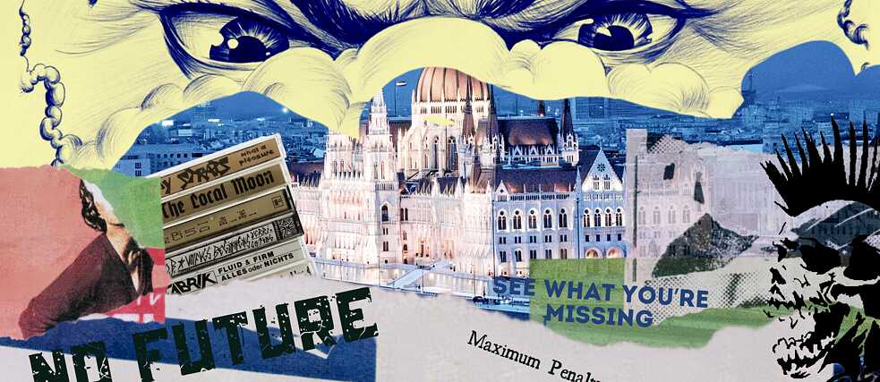 Illustration Collage Anarchy in Wien