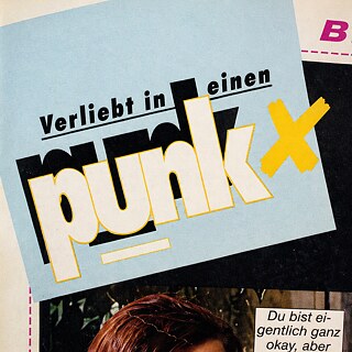 Fotostory Bravo Headline read "In Love with a punk" 