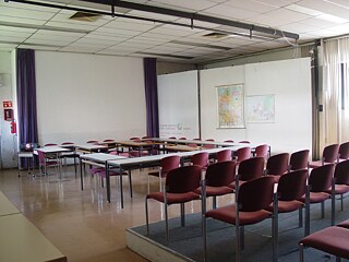 Salas de enseñanza del idioma alemán. 