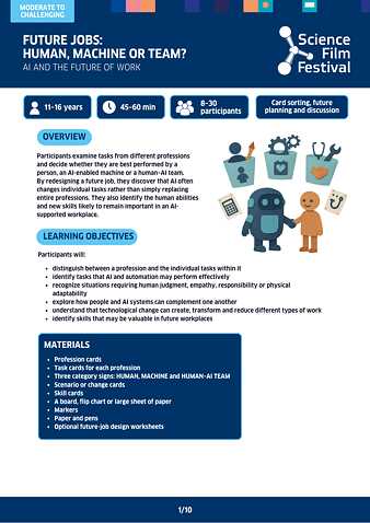 SFF 2026 - Future Jobs - Human, Machine or Team?