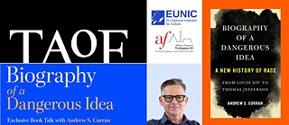 Wide event graphic in The Art of Freedom for Biography of a Dangerous Idea