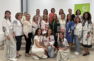 Gruppenfoto von ukrainischen TN