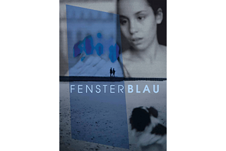 Poster „Fenster Blau“