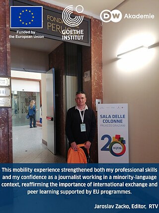 Jaroslav Zacko at the International Journalism Festival