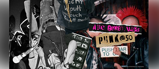 A compilation of images from the punk scene