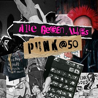 A compilation of images from the punk scene