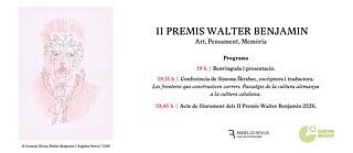 Premis Walter Benjamin quer