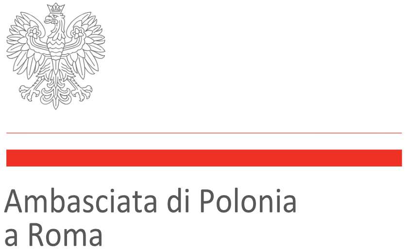 Logo der polnischen Botschaft
