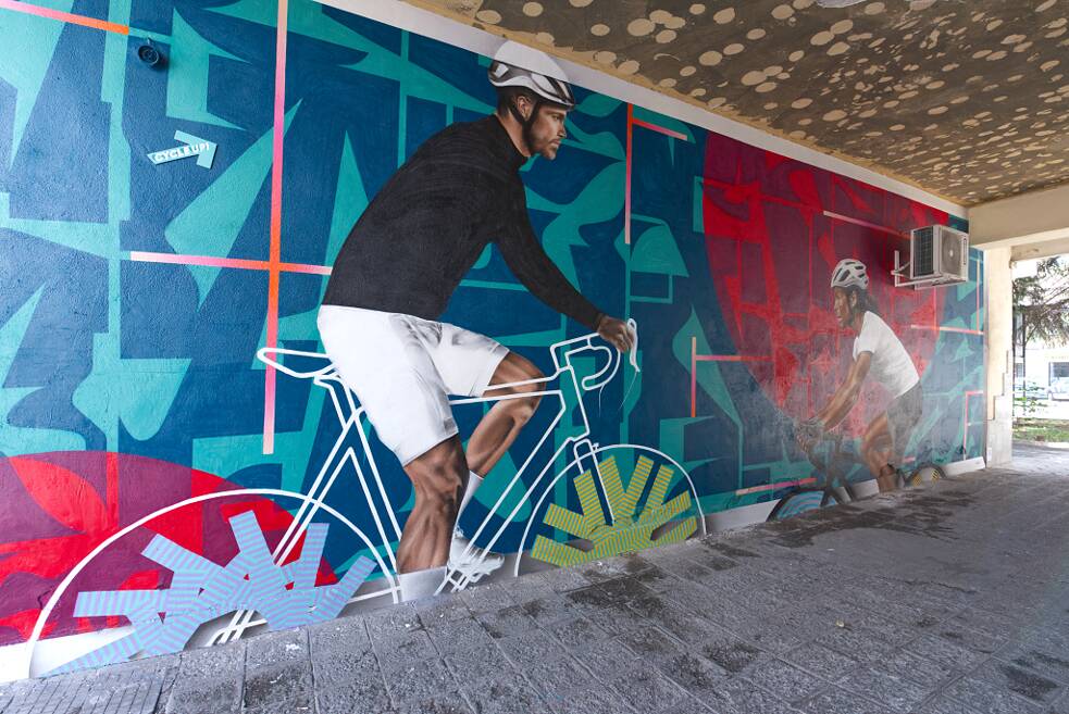 Mural in Stara Zagora