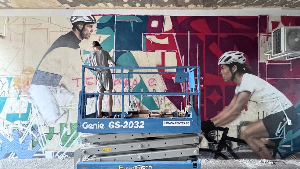 Mural in Stara Zagora