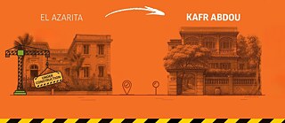 Umzug von Azarita nach Kafr Abdou