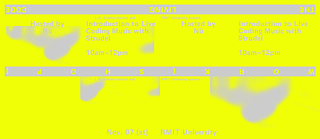 poster ad in bright yellow to announce a workshop